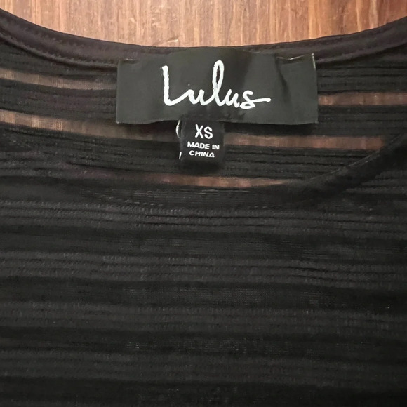 LULUS Little Black Dress Perfect Mesh Cocktail Dress in Black - Picture 8 of 9